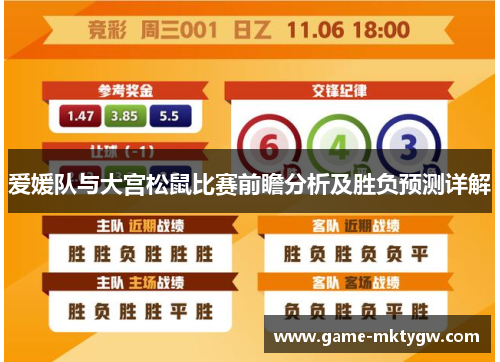 爱媛队与大宫松鼠比赛前瞻分析及胜负预测详解